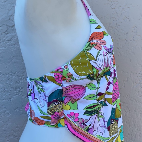 Trina Turk Botanical Handkerchief Tankini floral - Picture 11 of 14
